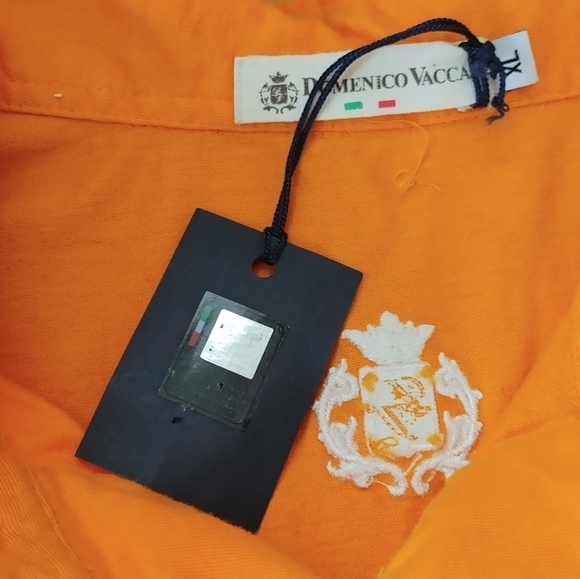 DOMENICO VACCA ITALIAN MADE POLO SHIRT, L, NWT - Picture 3 of 9
